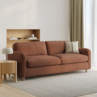 Vati 92" Sofa - Napa Rust