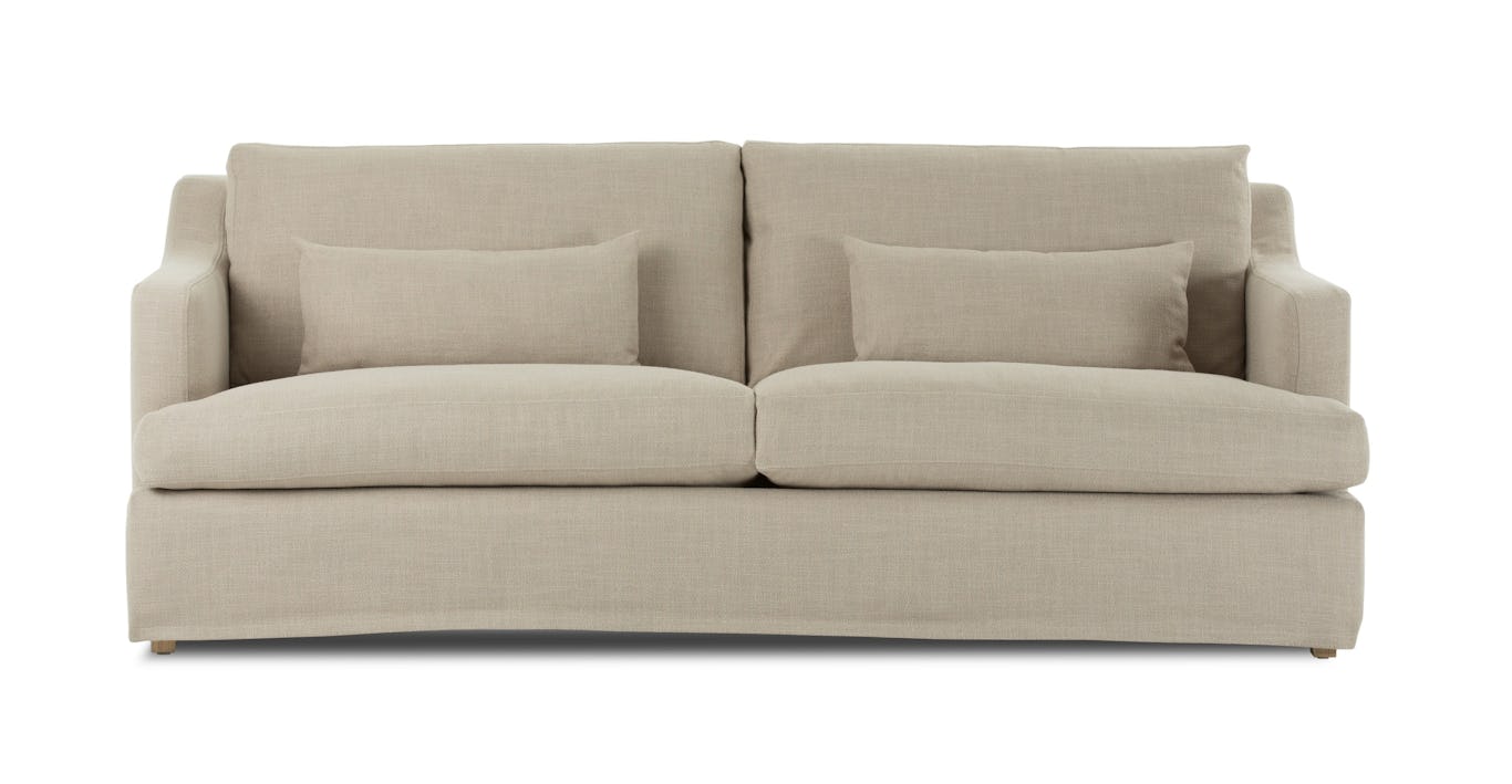 Newport Beige Sofa Sofas Article Modern, MidCentury and