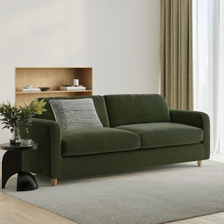 Vati 92" Velvet Sofa - Hale Fir Green