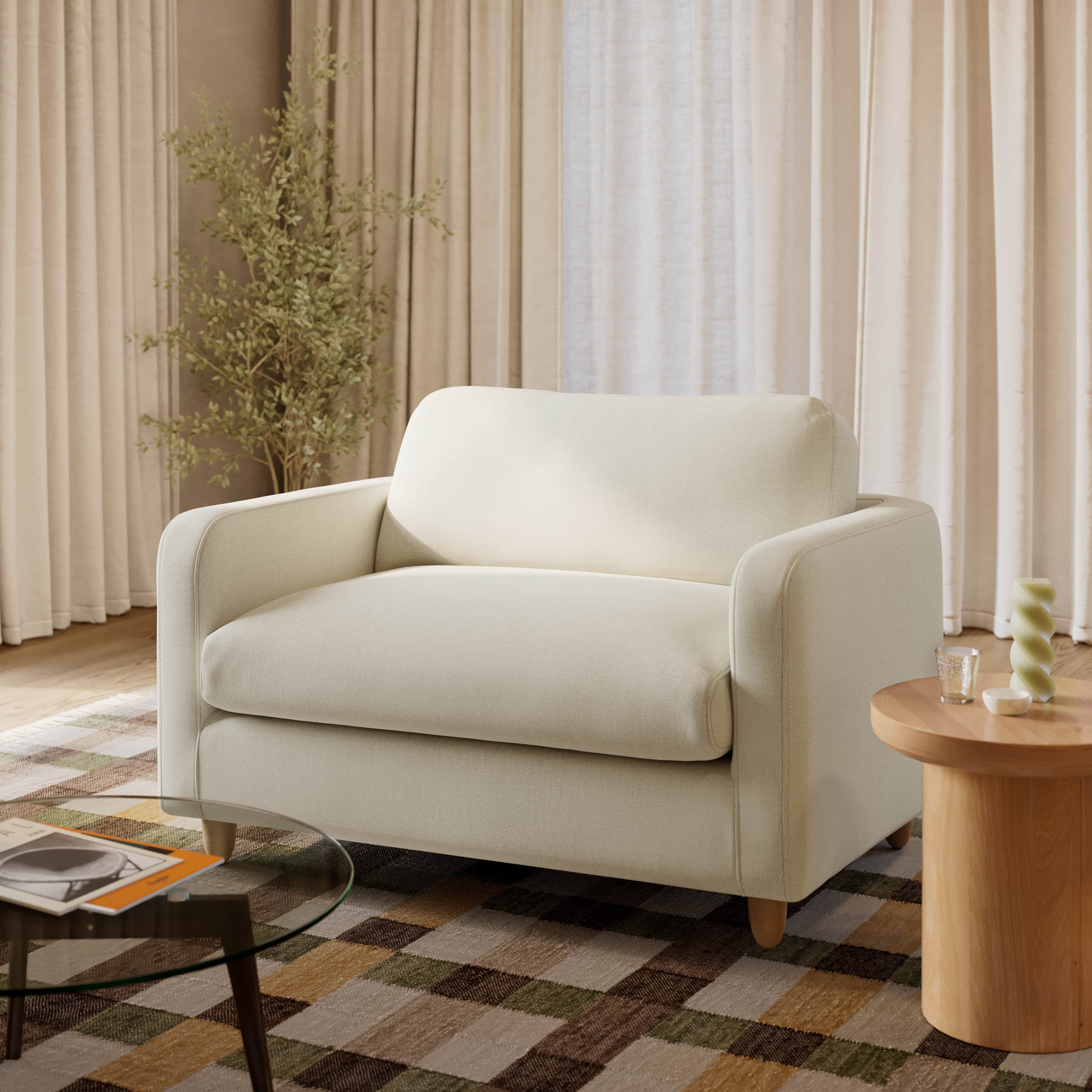 THECA MARINA ラウンジチェア Marina Hestia Gray Lounge Chair | Article