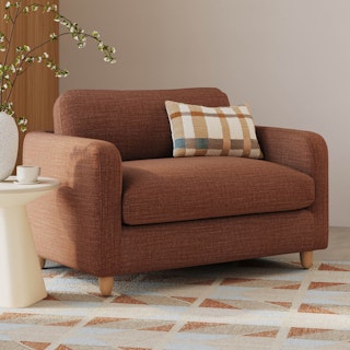 Vati 53" Sleeper Chair - Napa Rust