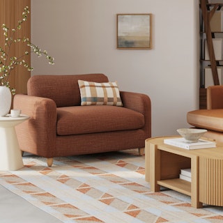 Vati 53" Sleeper Chair - Napa Rust