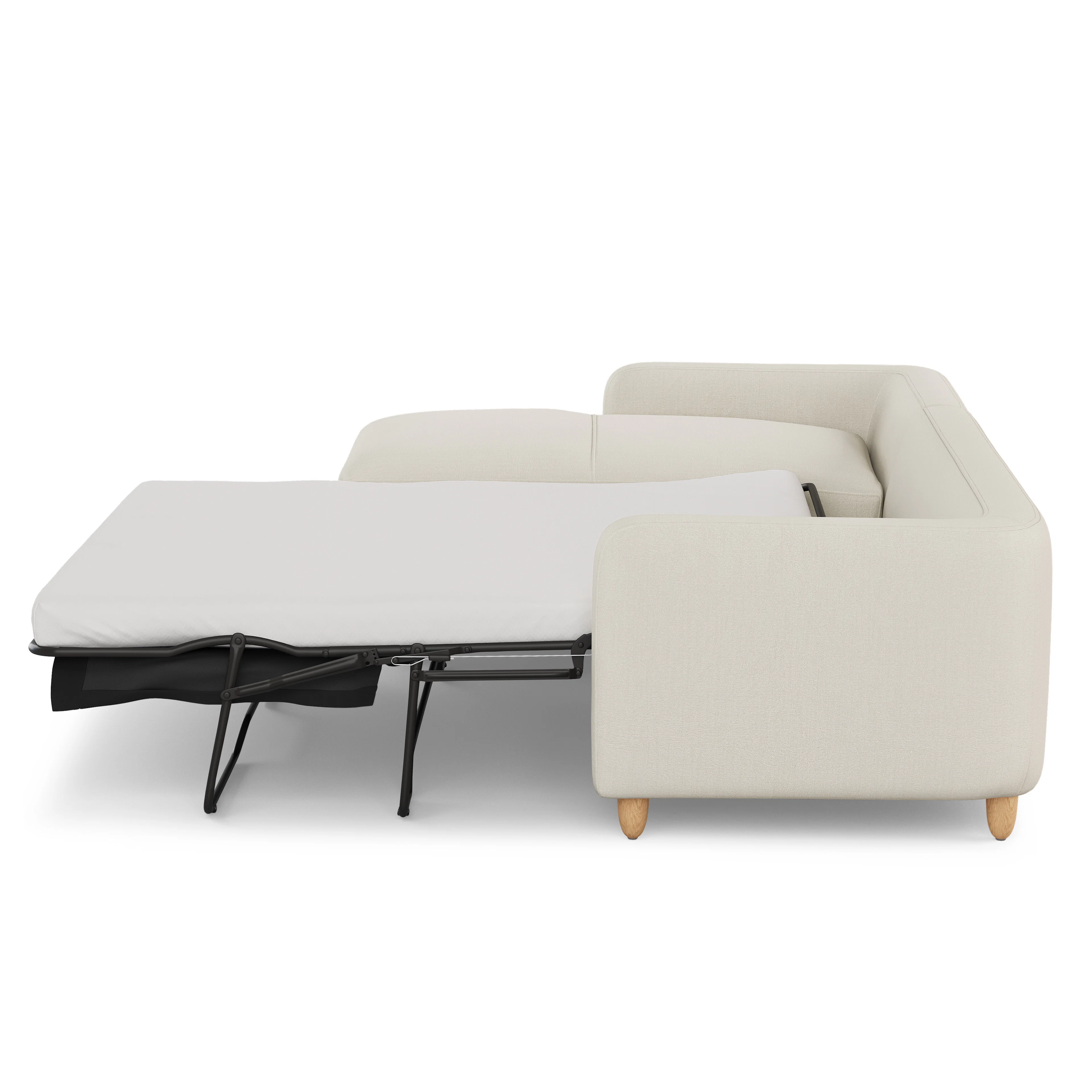 Vati 98.5" Left Storage Sleeper Sectional - Buckler Ivory