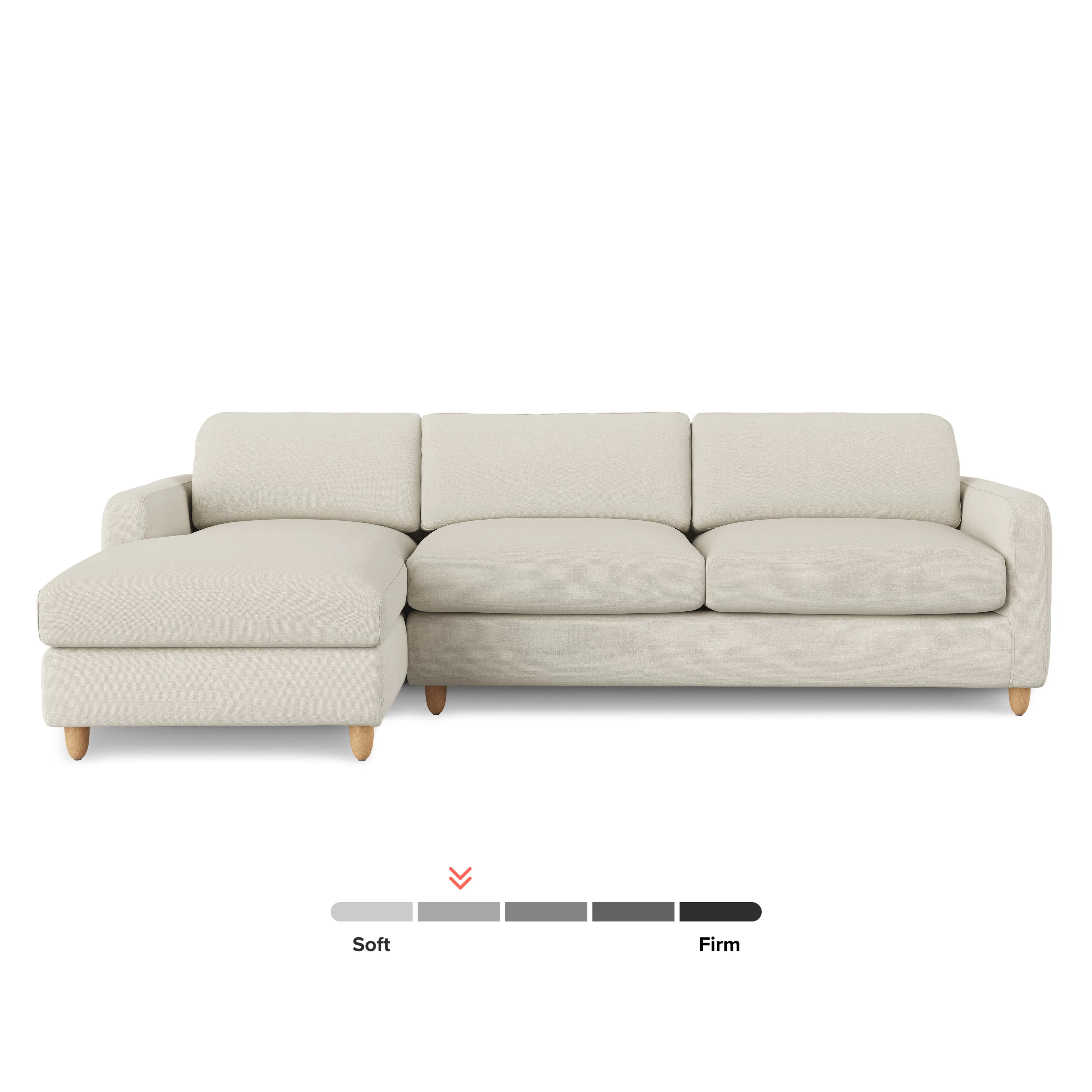 Vati 98.5" Left Storage Sleeper Sectional - Buckler Ivory