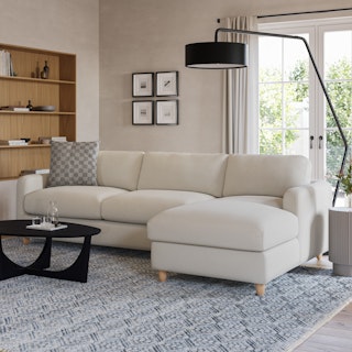 Vati 98.5" Right Storage Sleeper Sectional - Buckler Ivory