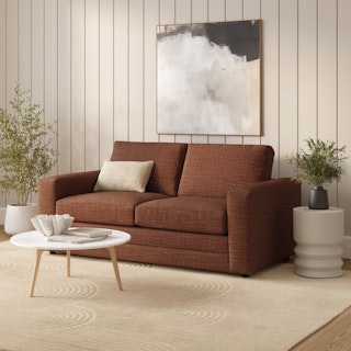 Riley 74" Loveseat - Napa Rust