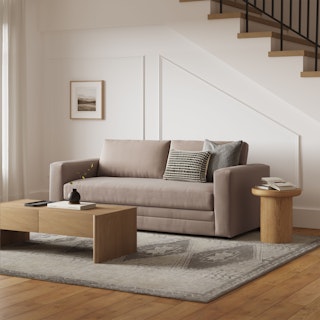 Riley 84" Storage Sofa - Napa Quartz