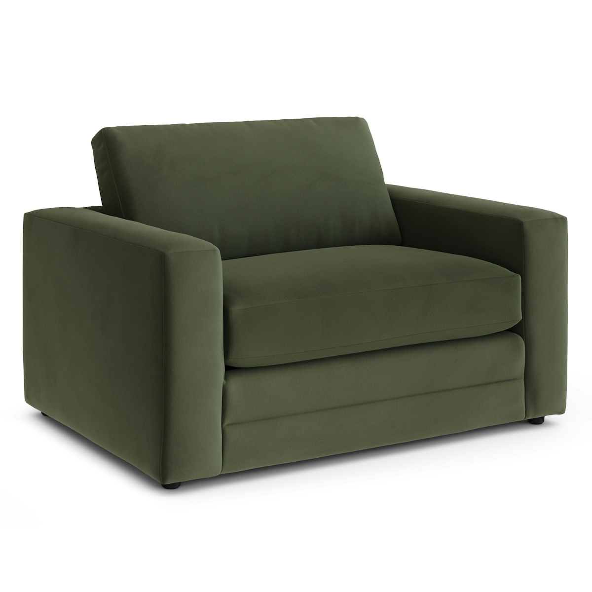 Riley Hale Fir Green Velvet Sleeper Chair | Article