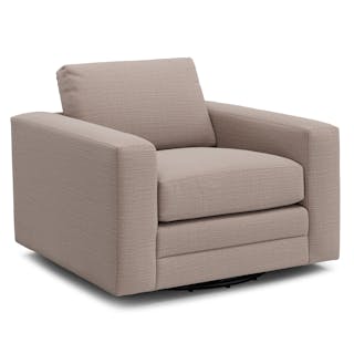 Riley 42" Grand Swivel Chair - Napa Quartz