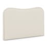 Makoa Queen Headboard - Ivory Wool Bouclé