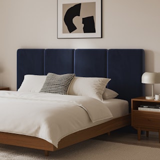 Noel King Velvet Headboard - Hale Ink