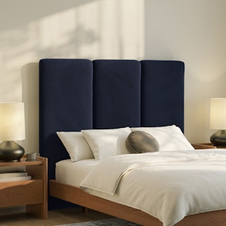 Noel Queen Tall Velvet Headboard - Hale Ink
