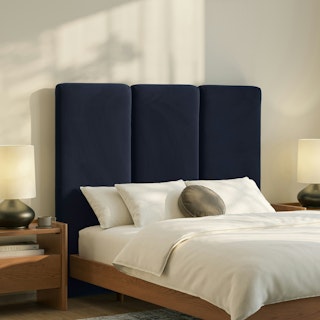 Noel Queen Tall Velvet Headboard - Hale Ink