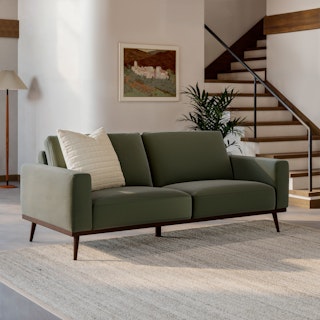 Rhett 84" Sofa - Felted Green