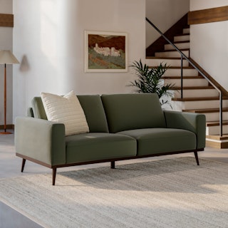 Rhett 84" Sofa - Felted Green