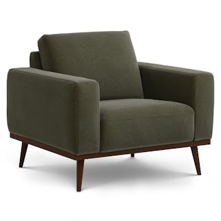 Rhett 38.5" Lounge Chair - Felted Green