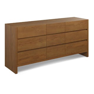 Leif 9-Drawer Triple Dresser - Smoked Oak