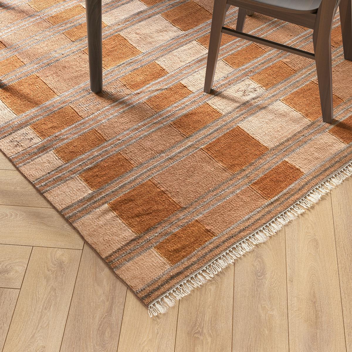 Aymer 5x8 Copper Handmade Area Rug | Article