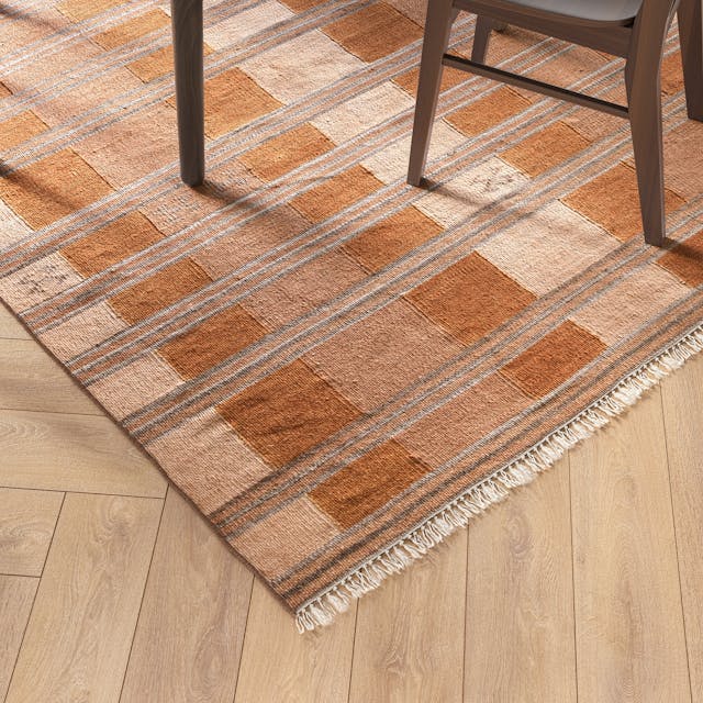 Aymer 5x8 Copper Handmade Area Rug | Article