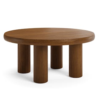 Adel 35" Coffee Table - Smoked Oak