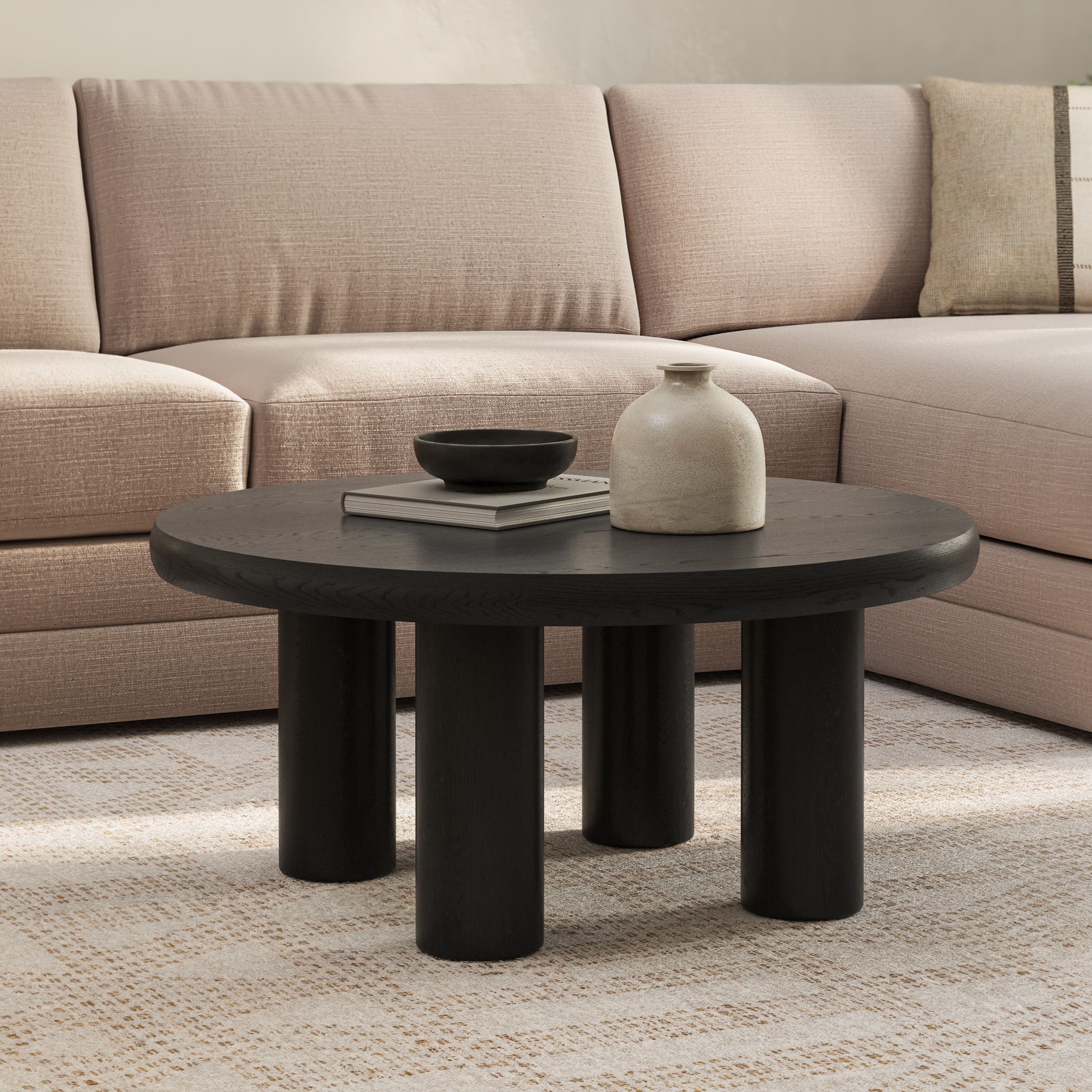 【年末までお値下げ中！】ROSY COFFEE TABLE Adel Black 35