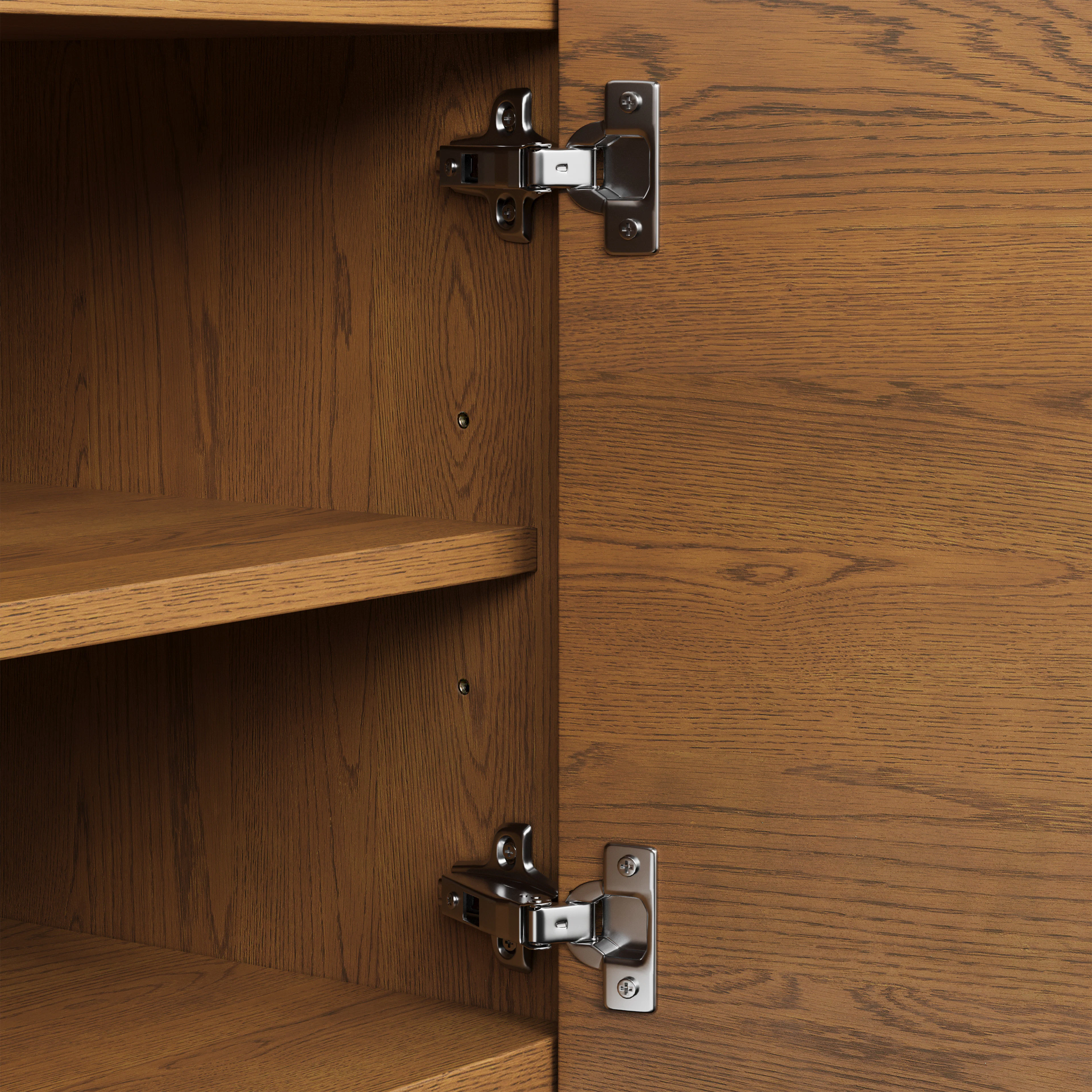 Torme 54" Media Unit - Smoked Oak