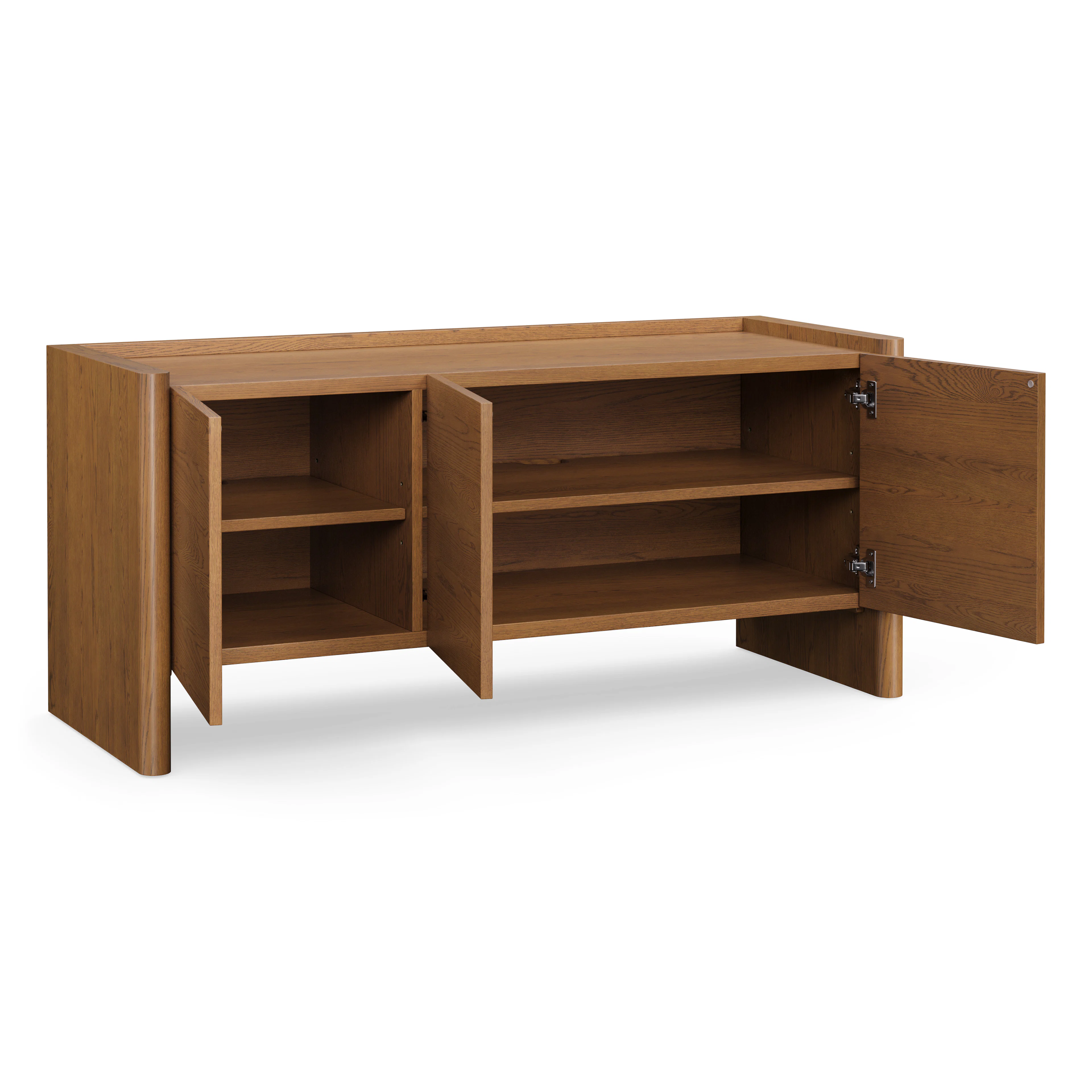 Torme 54" Media Unit - Smoked Oak