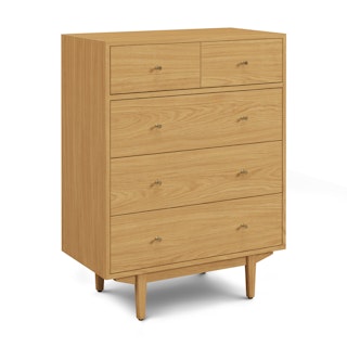 Cooper 5-Drawer Chest - Natural Oak
