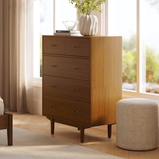 Cooper 5-Drawer Chest - Walnut