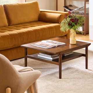 Cooper 35.5" Coffee Table - Walnut