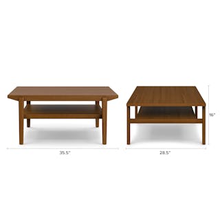 The Hanson Sofa x Cooper Coffee Table Bundle - Primary View 1 of 6 (Click To Zoom).