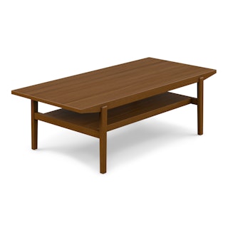 Cutler 51" Rectangular Coffee Table - Walnut