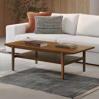 Cooper 51" Rectangular Coffee Table - Walnut