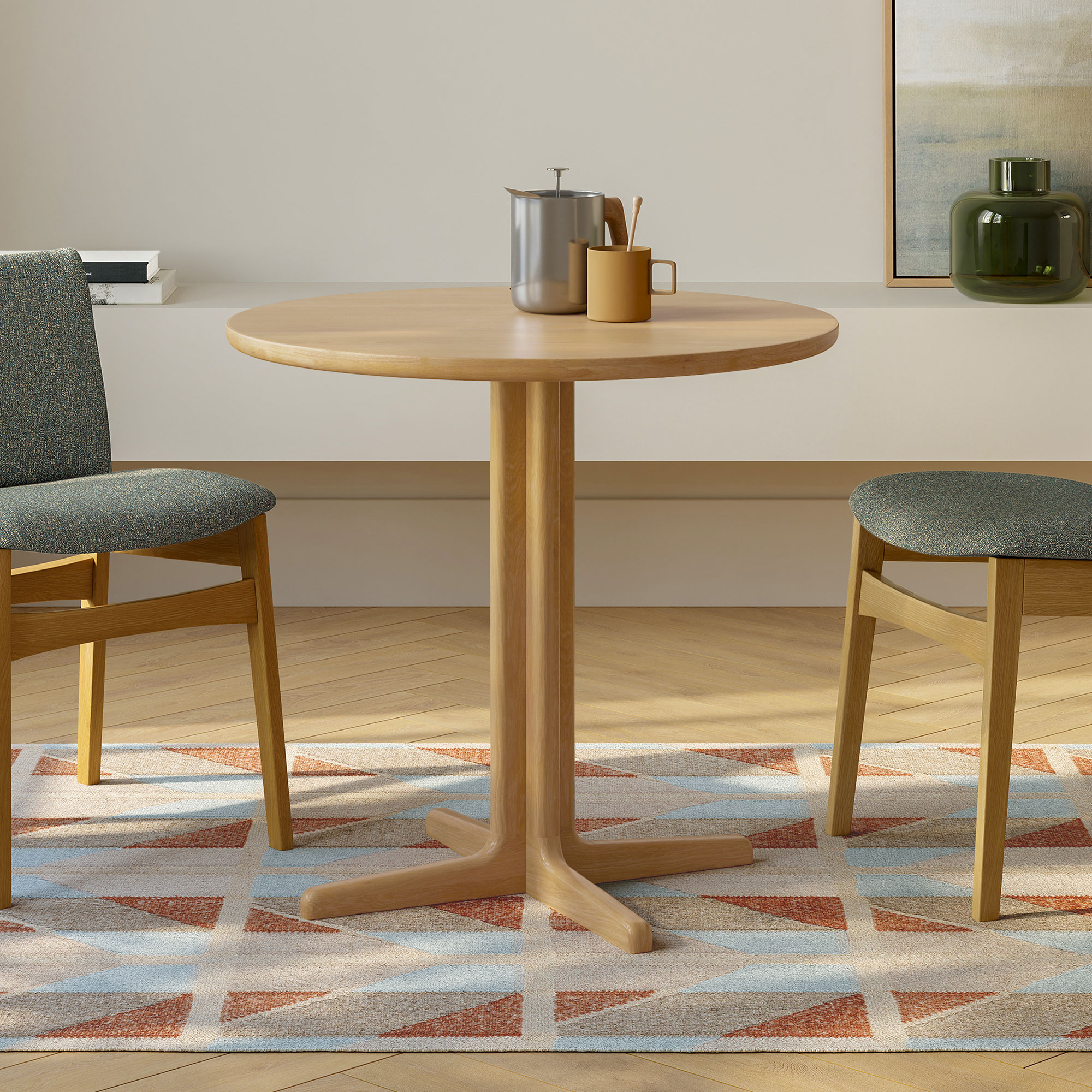 Odie Natural Oak Café Table | Article