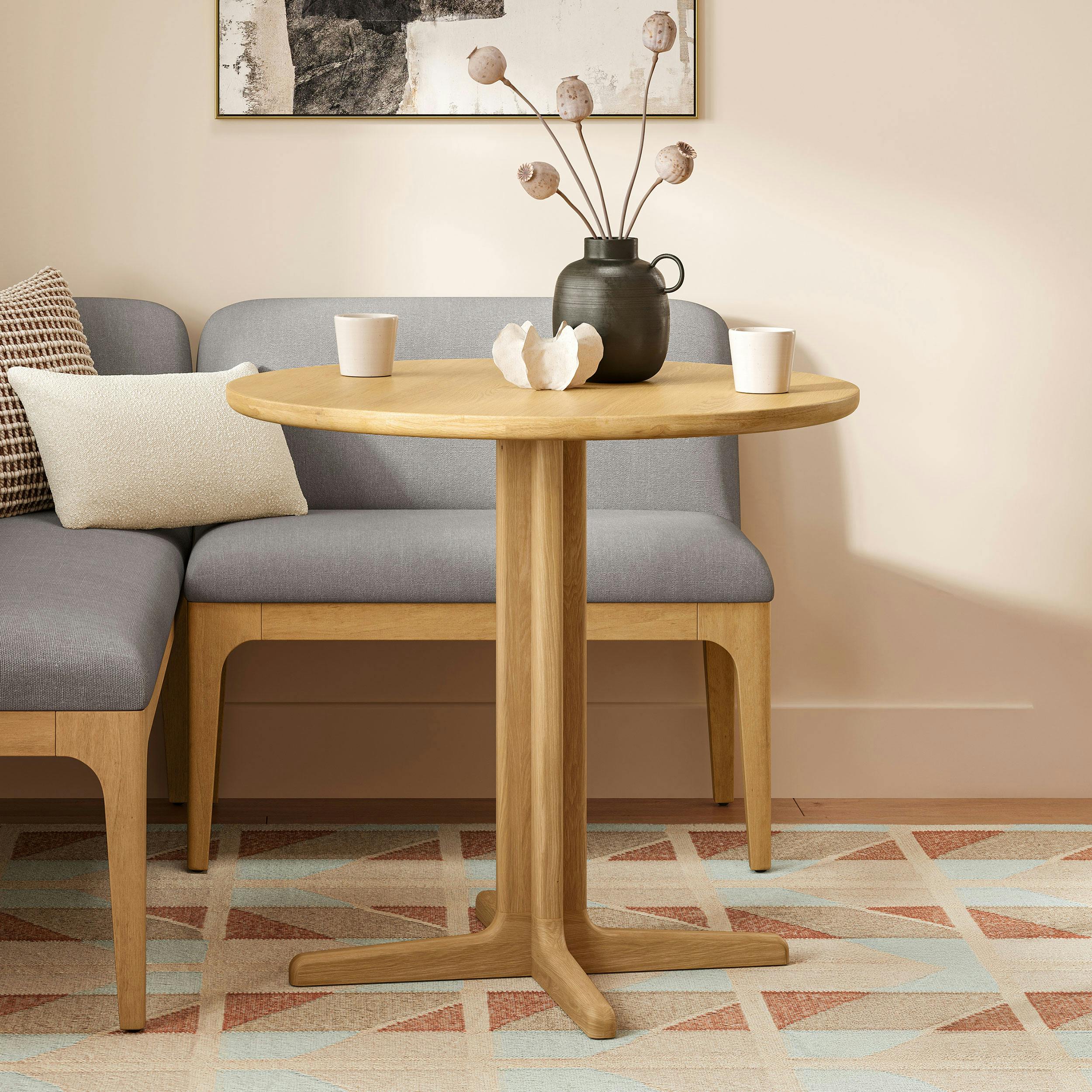 Odie Natural Oak Café Table | Article
