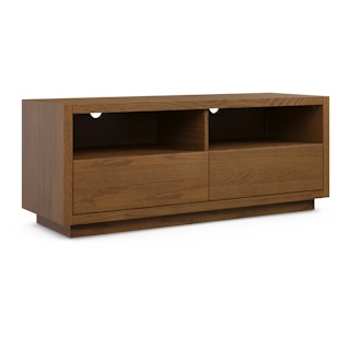 Leif 54" Media Unit - Smoked Oak