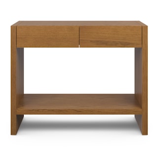 Leif 37" Storage Console - Smoked Oak