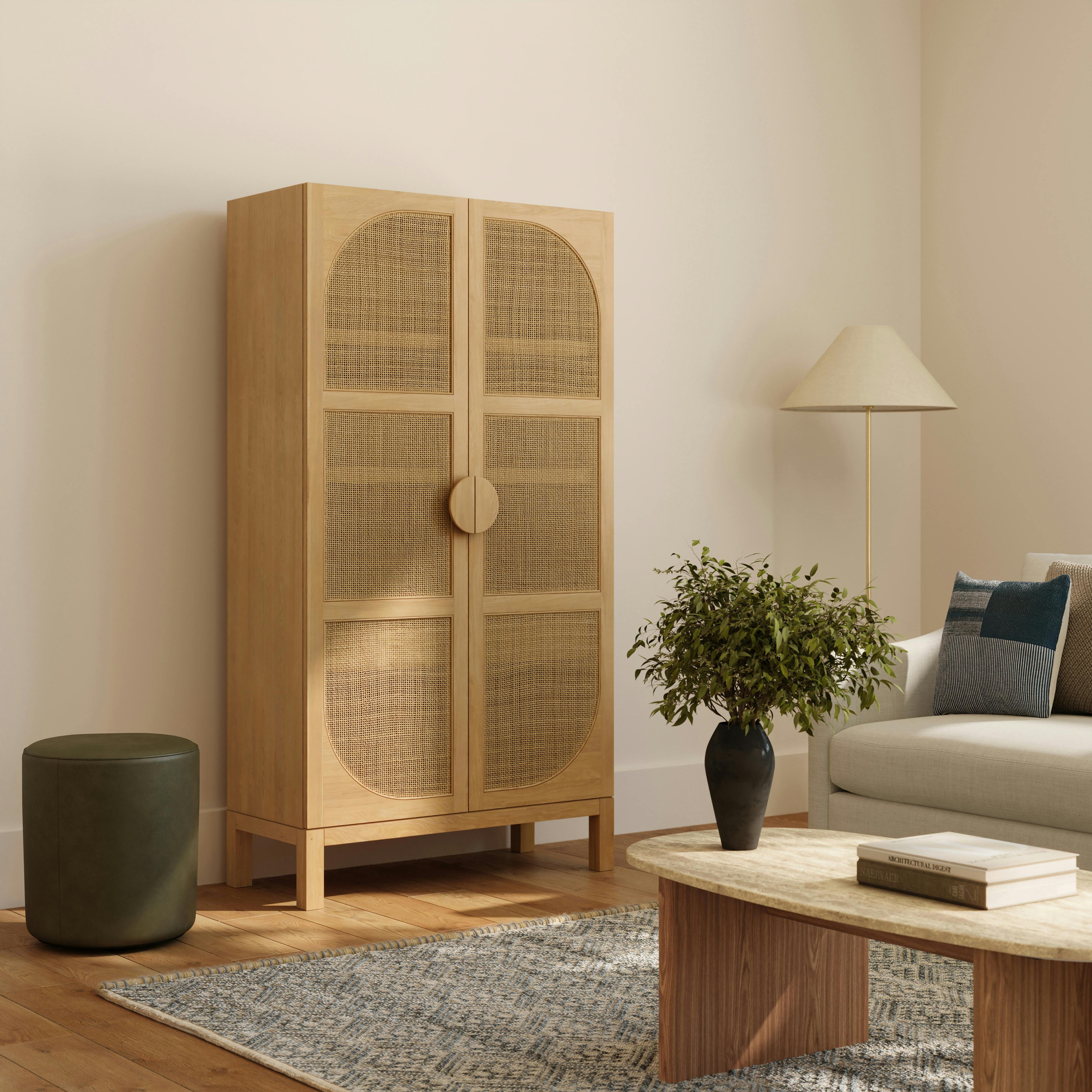 Dania Natural Oak Cabinet | Article
