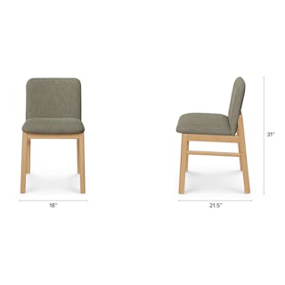 The Mikkel Dining Chair x Torme Dining Table Bundle - Primary View 1 of 6 (Click To Zoom).