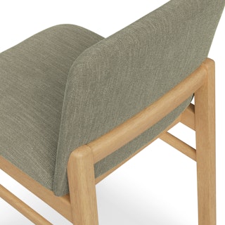 Mikkel Dining Chair - White Oak and Algonquin Green