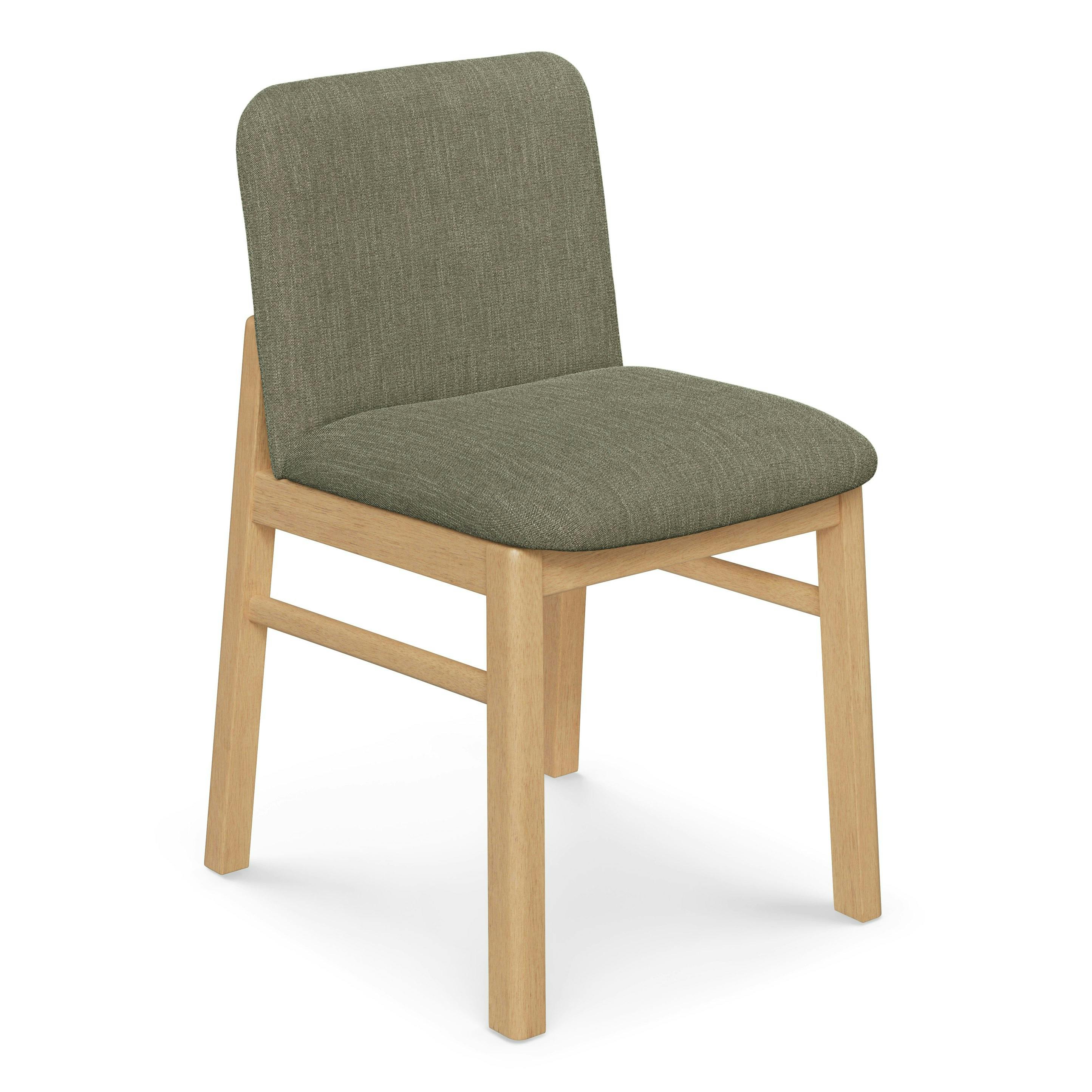 Mikkel Algonquin Green and White Oak Dining Chair | Article