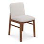 Mikkel Dining Chair - Walnut and Santolina Gray