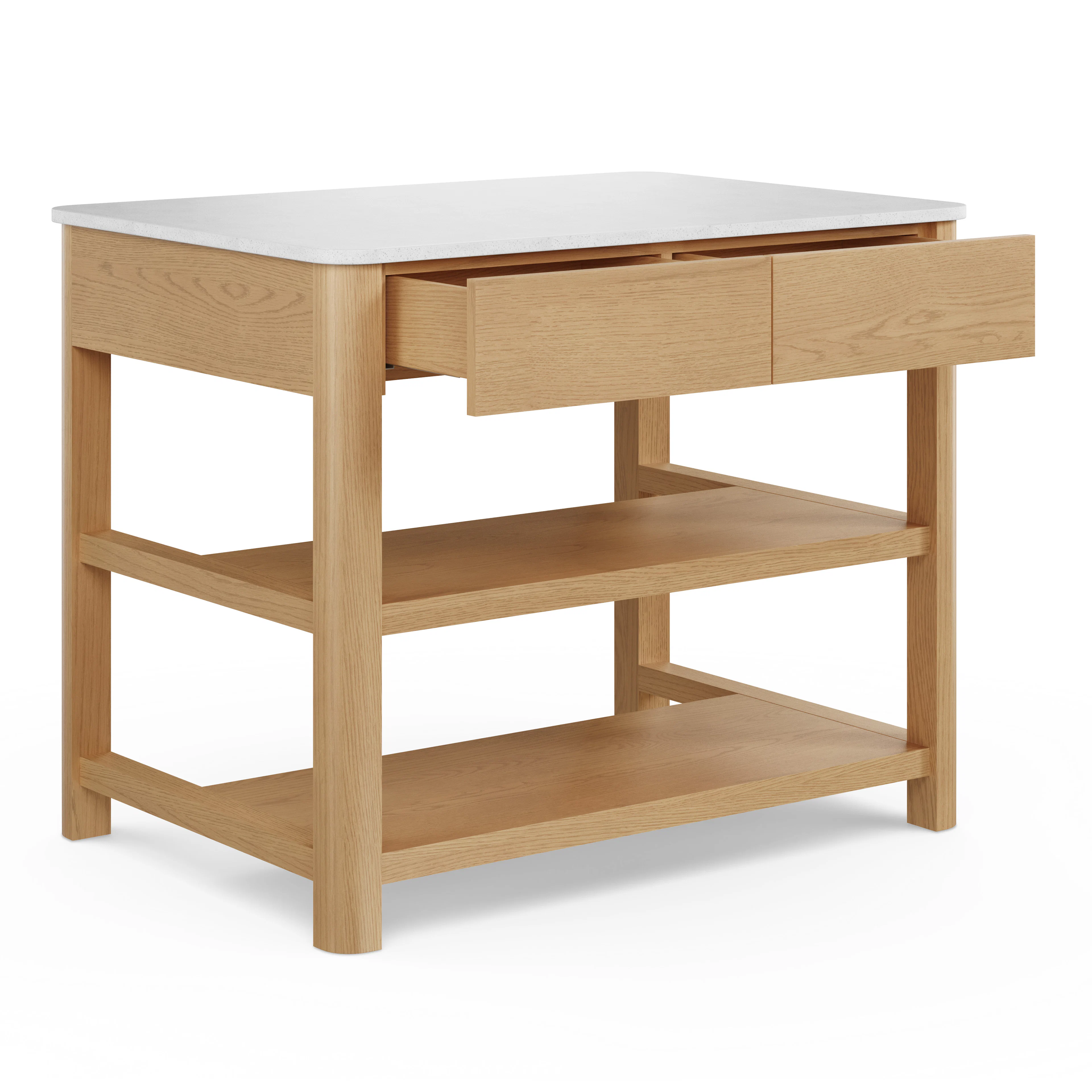 Holme 44" Kitchen Island - White Oak