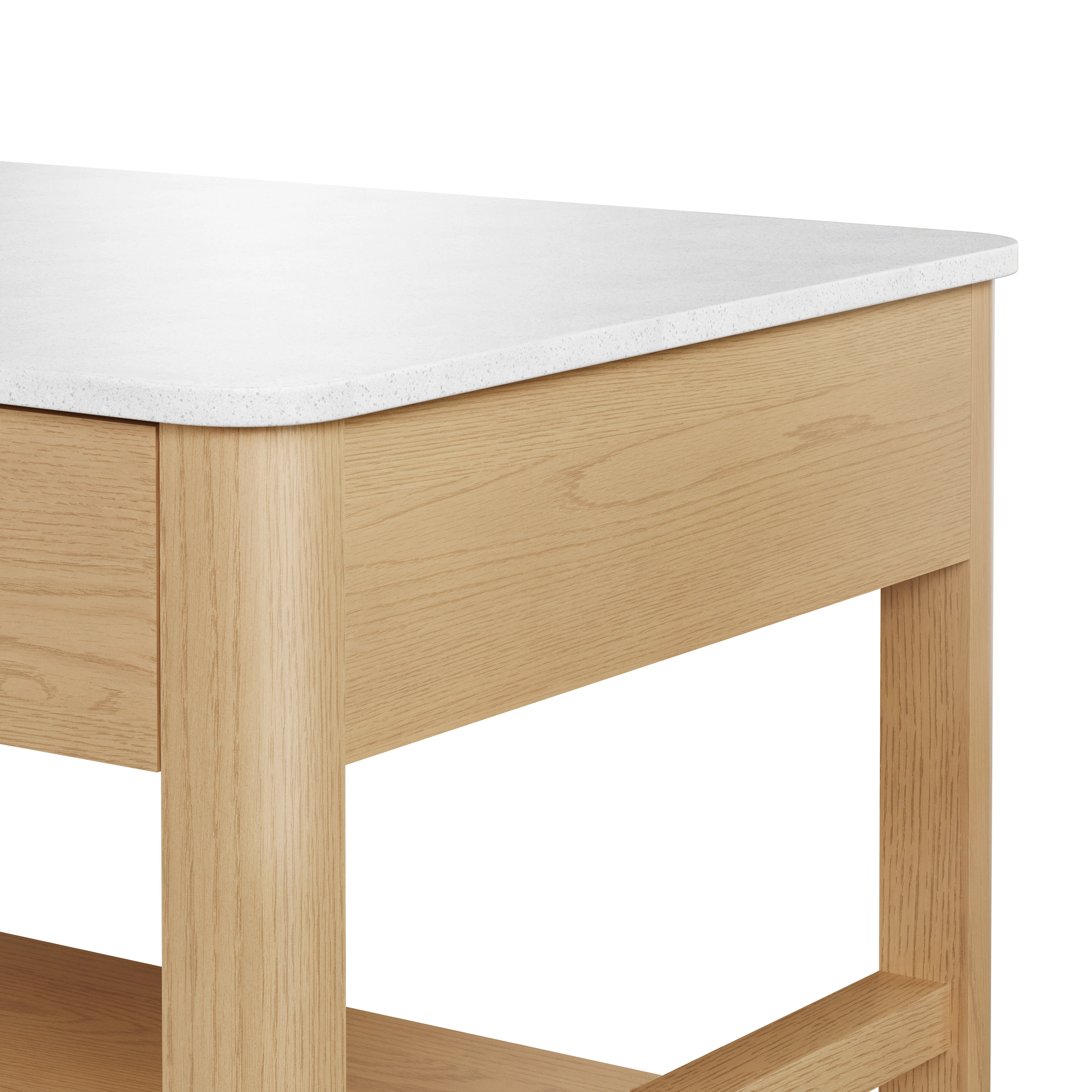 Holme 44" Kitchen Island - White Oak