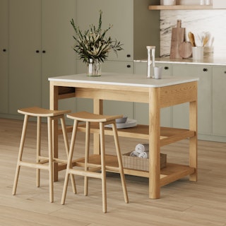 Holme 44" Kitchen Island - White Oak