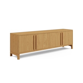 Cosgrove 78" Media Unit - Natural Oak