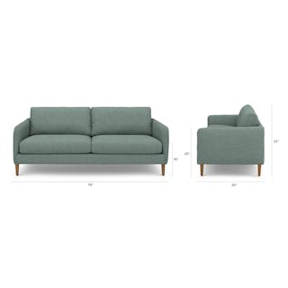 The Hanson Sofa x Cooper Coffee Table Bundle - Primary View 1 of 6 (Click To Zoom).