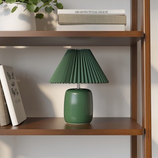 Joplin Table Lamp - Ceramic Evergreen