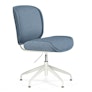 Rya Office Chair - Light Blue Wool Bouclé