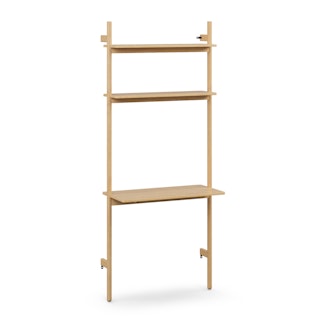 Heidi 33.5" Modular Wall Desk - White Oak